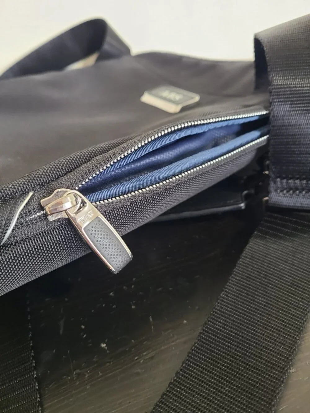 TUMI Arrive Olten Crossbody Bag Nylon Leather Black Shoulder bag